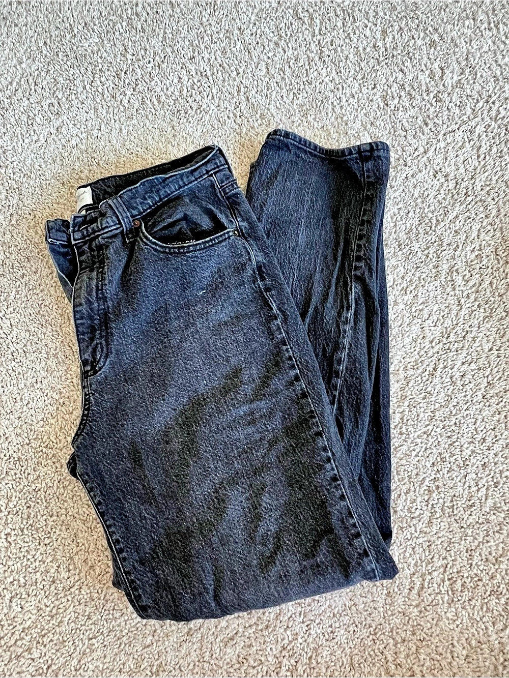 Universal Thread High-Rise '90s Straight Jeans Black